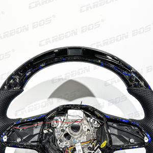Adecuado para Volkswagen MK8 Mk7 <span class=keywords><strong>MK5</strong></span> <span class=keywords><strong>Golf</strong></span> 7 MK6 <span class=keywords><strong>GTI</strong></span> Venta directa de fábrica <span class=keywords><strong>Volante</strong></span> personalizado de fibra de carbono personalizable - Product Image 5