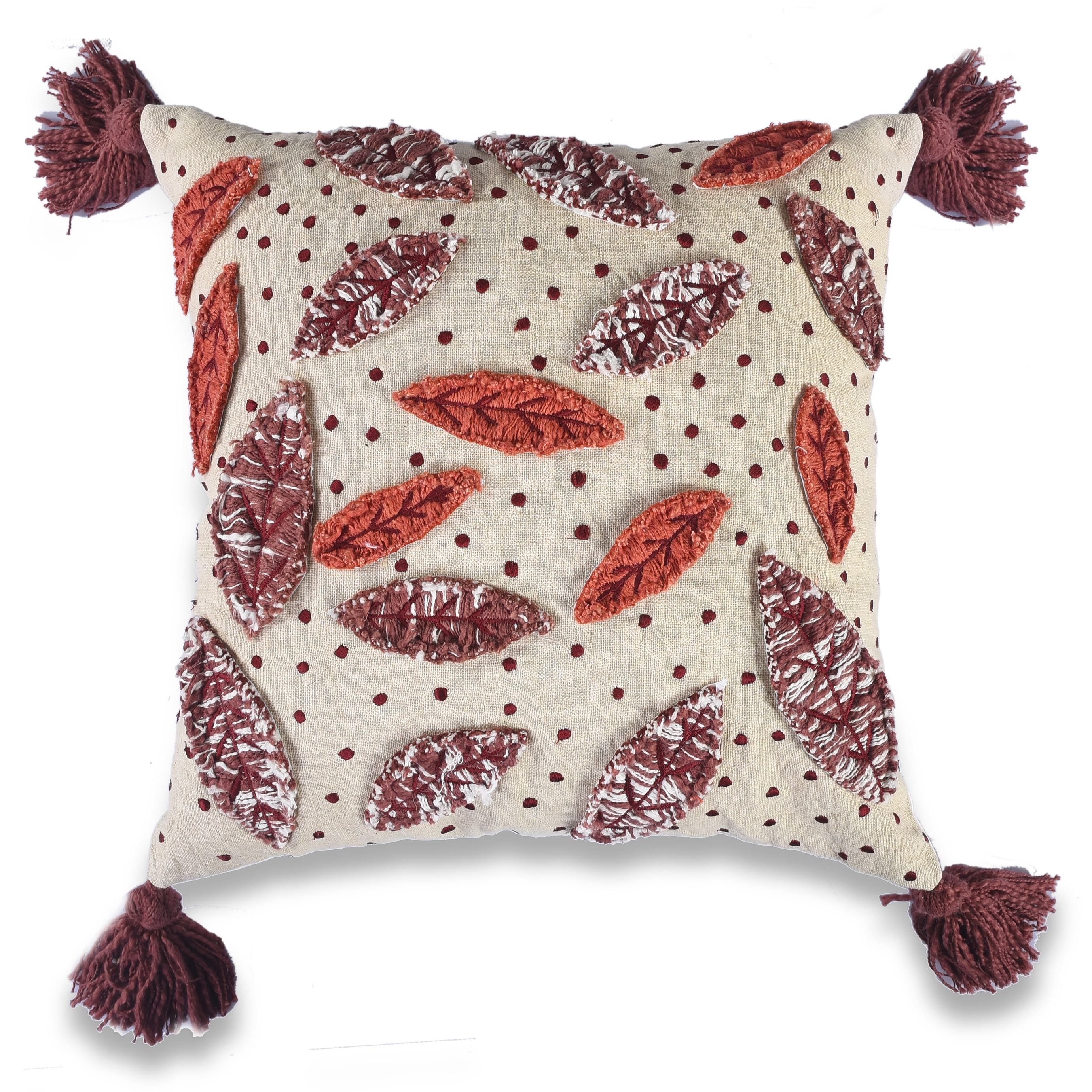 Maroon,Light Brown,Rust Orange and White