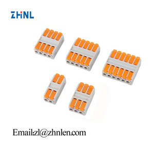 ZHNL Conector Rápido de Empalme Naranja y Gris de Venta Caliente, Terminal Eléctrico de Cobre Duradero para Conexión Rápida de Cables - Product Image 5