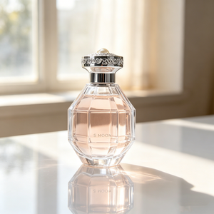 Botella de Perfume Vacía de 100 ml, Diseño Irregular Único de Primera Clase, con Forma de <span class=keywords><strong>Granada</strong></span> de Mano, con Pulverizador y Caja - Product Image 5