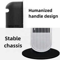 Ventilateur de tour oscillant à 120 degrés, ventilateur de tour intelligent à télécommande, ventilateur de tour puissant pour chambre à coucher, bureau, ventilateur de sol avec refroidisseur d'air