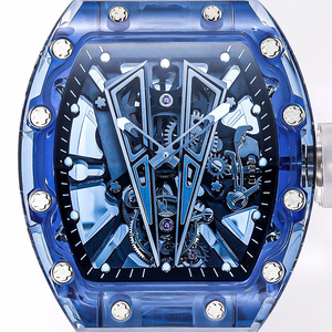 Reloj de Negocios para Hombre Personalizado 2703 de Lujo con Cristal de Zafiro Combinado con Caja Transparente, Mecanismo Tourbillon Hueco - Product Image 2
