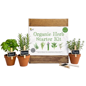 Kit de culture de <span class=keywords><strong>jardin</strong></span> d'herbes biologiques |   Ensemble cadeau de 9 variétés pour la maison et l'intérieur - Product Image 3
