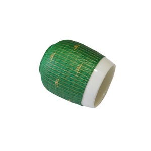 Bamboo Woven Porcelain <b>Teacup</b> Traditional Chinese Style Round Cup For Travel And Gift ZB 014 - Product Image 5