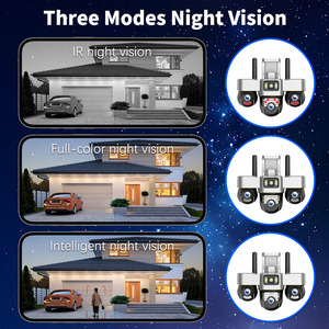 Telecamere di Sicurezza PTZ V380 per Esterni, Visione Notturna 4G, 9MP HD, Rotazione a 360 Gradi, Telecamera Panoramica - Product Image 5