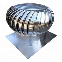 Ventilateur de toit à turbine FT |   Ventilateur d'extraction sans alimentation, à énergie éolienne, en acier inoxydable 304, télécommandé, couverture 50-100 m², 8 pales