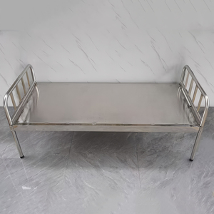 Ağır paslanmaz çelik yatak çerçeve tek boyutu Modern Metal düz yatak ev apartman otel B & B kullanımı için - Product Image 3