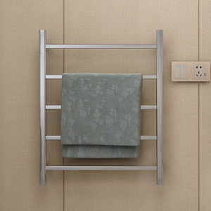 Scaldasalviette Elettrico da Parete a 5 Barre in Acciaio Inox Lucidato IP44, Produzione OEM e ODM - Product Image 1