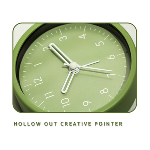 Đồng hồ để bàn đơn giản 4 inch trang trí nhà cà phê khách sạn sinh viên thức dậy Đồng hồ báo thức mini Đồng hồ bàn nhỏ tùy chỉnh - Product Image 4