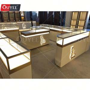 Fabricants de vitrines pour bijoux Bijouterie Boutique personnalisée Décoration intérieure Armoire à bijoux en verre Vitrine pour bijoux Ensembles de présentation - Product Image 1