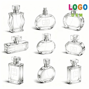 Custom Unieke Crimp Milieuvriendelijke Honden Parfum Lege Flessen 50Ml/100Ml Heldere Vierkante Luxe Glazen Zamac Cap Bloemen & Frisse Geur - Product Image 5