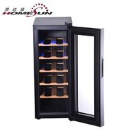 BCW-35 12 bouteilles en gros étagères en bois thermoélectriques Mini cave à vin électronique pour la maison