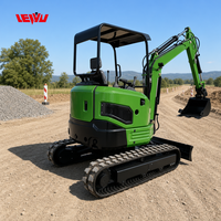 Mini-excavatrice compacte à prix abordable pour ferme et ranch, certifiée CE EPA