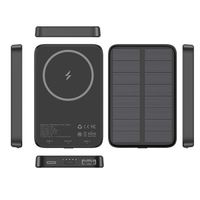 2022 Neue 2-in-1 Mini Solar-Powerbank mit Schnellladung & Hoher Kapazität für Smartphones und Ohrhörer-Etuis
