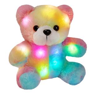 Poupées en peluche électroniques <span class=keywords><strong>Rainbow</strong></span> Bear avec lumières et musique Cadeaux d'anniversaire pour enfants en gros - Product Image 5