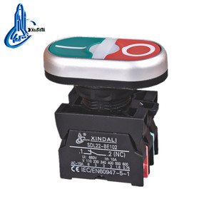 XDL22-CBW8365 chiếu sáng LED đẩy đôi chìa khóa chuyển đổi tạm thời 220V 24V <span class=keywords><strong>IP67</strong></span> nhựa không thấm nước bắt đầu/dừng thiết lập lại đèn 22mm Đầu - Product Image 6