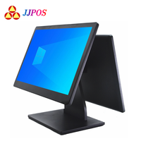 Windows/Android 15.6 + 15.6 Inch Touch Screen Pos <strong>System</strong> All in One Cash Register Terminal <strong>System</strong> Billing Machine for Restaurant