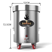 Machine à frire automatique verticale commerciale pour cacahuètes et châtaignes, rôtissoire multifonctionnelle pour noix