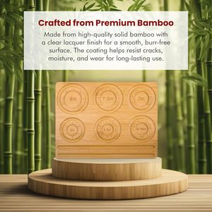 Wholesale Wooden <strong>Bead</strong> <strong>Board</strong> Bamboo Beading <strong>Board</strong> for Jewelry Making Bracelet &amp; Necklace Design Organizer with Grooved Sizes - Product Image 6