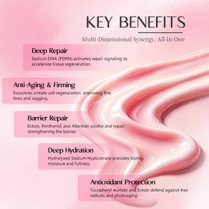 Crème Visage <span class=keywords><strong>M</strong></span> PDRN Exos Hydratante et Lissante, Crème Visage au DNA de Saumon et Ectoïne, Hydratant Raffermissant PDRN <span class=keywords><strong>Exo</strong></span> OEM - Product Image 4