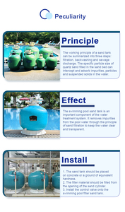 เครื่องกรองทรายพลาสติกแบบติดตั้งด้านบนที่มีประสิทธิภาพ พร้อมปั๊มน้ำแรงดัน 220 โวลต์ สำหรับสระว่ายน้ำ - Product Image 6