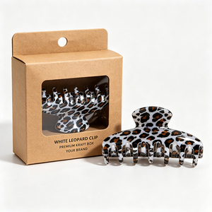 กิ๊บติดผมอะซิเตทลายดอกไม้สำหรับผู้หญิง สไตล์เกาหลี ขายส่ง - Product Image 1