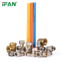 IFAN OEM tuyau PEX de haute qualité 12-32mm système d'eau de chauffage par le sol tuyaux PERT en plastique rouge