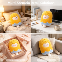 Peluche Mignonne en Forme de Sucette Glacée, Douce, Remplie de Coton PP, 8 Pouces, Compagnon de Câlin pour Enfants, Cadeau d'Anniversaire, Vente en Gros Directe Usine, En Stock