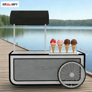 Triciclo Eléctrico Móvil para Café y Helados con Marco de Fibra de Vidrio, Batería de Litio de 36V para Servicio de Alimentos - Product Image 3