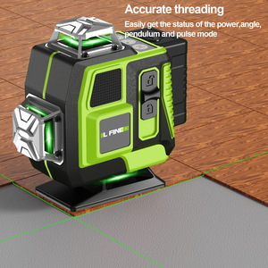 Tự động tự san lấp mặt bằng chéo mức độ laser độ chính xác cao 360 độ Quay 16 dòng 4D 45m tia laser xanh - Product Image 2