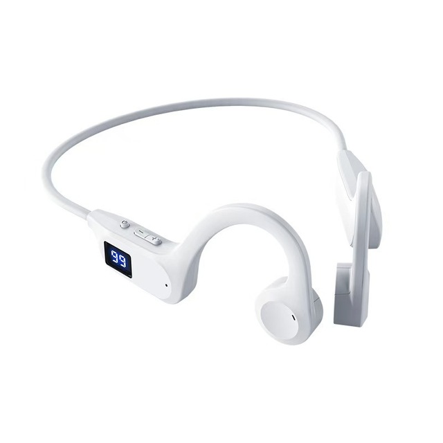 2025 New Open-Ear True Wireless Design Sweat-Proof Bone Conduction Bt Earphones for Running Fitness Sports