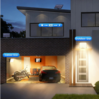 Lampes solaires Alecter certifiées TUV en ABS + monocristallines pour extérieur, 172 LED, détecteur de mouvement, applique murale, 3 modes, étanche IP65