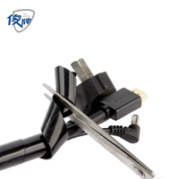 Funda Protectora de Cables Eléctricos en Espiral de PE de 10 mm con Diámetro Interior de 4 mm, Clasificación de 5 V, de -20 °C a +80 °C