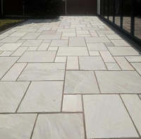 Vente en gros Pavé en grès gris Pavé de patio Pavé d'allée Carrelages de sol de jardin Pavé naturel Carreaux en grès