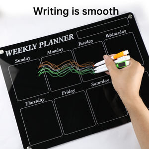 Pizarra Acrílica <span class=keywords><strong>UNU</strong></span> al por Mayor, Calendario Magnético para Refrigerador, Planificador, Tablero de Escritura - Product Image 5