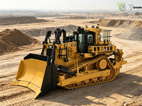 Bulldozer sur chenilles d'occasion CAT D10R CE EPA EURO 5 Diesel, Engin de construction lourd Caterpillar d'origine, Moteur et pompe 2023
