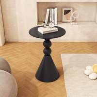 Table basse en bois crème nordique sur mesure avec plateau en verre, design moderne pour salon, bureau à domicile - Écologique et durable