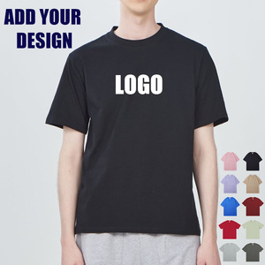 T-shirts en coton OEM/ODM en gros, col rond, premium, unis, personnalisables pour hommes - Product Image 3