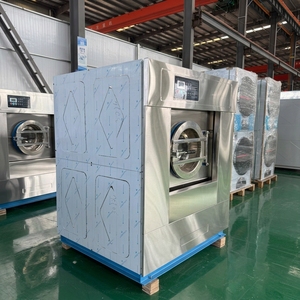 Laveuse-essoreuse industrielle 15 100 kg, machine de lavage automatique en acier inoxydable pour hôtel, hôpital, blanchisserie - Product Image 3