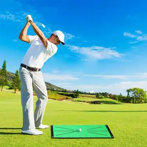 Hot Selling Golf Swing Mat Golf Praxis Schlag hilfe für Swing Detection Batting Indoor Outdoor Golf Trainings matte