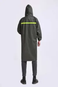 Knitted Fabric Raincoat Outdoor Operations Fishery Agriculture Construction Rubber And Plastic High Quality Raincoat