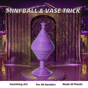 LZF ZF011 - Petite boule et vase en plastique PP - <span class=keywords><strong>Tour</strong></span> <span class=keywords><strong>de</strong></span> <span class=keywords><strong>magie</strong></span> <span class=keywords><strong>de</strong></span> close-up avec effacement <span class=keywords><strong>de</strong></span> la boule - Sans instructions - Pour les 14 ans et plus - Product Image 2