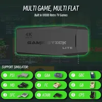 Nouvelle Console M8 2025 - Manette de Jeu Sans Fil Double 2.4G 4K pour Sortie Vidéo, 15 Émulateurs Classiques pour Consoles FC GB GBC TV, 64 Go