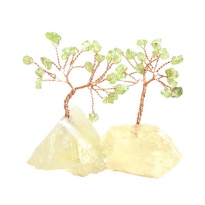 <b>Crystal</b> <b>Tree</b> Citrine And Rose Quartz Base Money <b>Tree</b> Handicraft Desktop Ornament Home Decoration - Product Image 5
