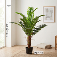 Vente en gros de palmiers Areca artificiels de 2m, 3m, 4m, grands et hauts, en pot, pour aménagement paysager commercial extérieur et intérieur