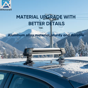 <span class=keywords><strong>Portaesquís</strong></span> Multiusos para Techo - Montaje con Ventosas, Bloqueable para Snowboard y Esquís (Sin Perforación) - Product Image 3