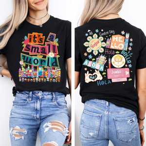 Camiseta OEM ODM de 2 caras con diseño de Fantasyland Park It and 39's A Small World, The Happiest Cruise That Ever Sailed y Aloha Gunten - Product Image 3