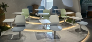 Kursi pelatihan Polipropilena ergonomis, kursi konferensi Taman kaki tetap, kursi sekolah siswa - Product Image 6