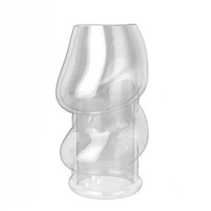 Open-Ended Glans Cover Transparent <b>Tpe</b> Delay Sex Time For Adult Use - Product Image 4