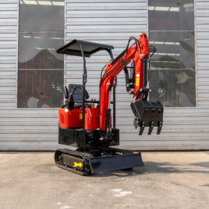 Mini-excavatrice sur chenilles HT10E de 1 tonne, hydraulique, avec poignées de commande <span class=keywords><strong>pilot</strong></span>ées, à vendre - Product Image 2